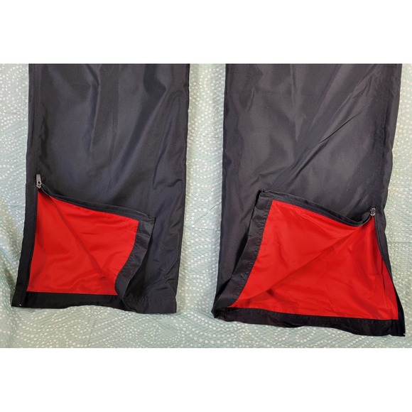 Under Armour Men's Black Red Athletic Track Pants XXL Zip Leg Drawstring Pocket - Picture 6 of 11
